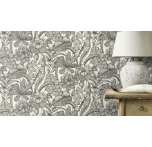 Papier peint intissé 555325 Lirico floral naturel
