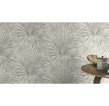Papier peint motif feuille de palmier