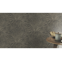 Papier peint intissé 555745 Lirico feuilles gris