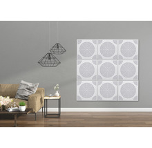 Panneau acoustique CIRCULO blanc 500 x 500 x 57 mm