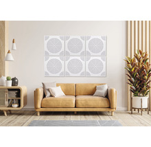Panneau acoustique CIRCULO blanc 500 x 500 x 57 mm