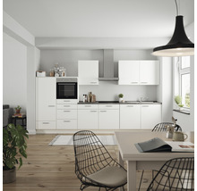 nobilia elements Küchenzeile mit Geräten Urban 360 cm alpinweiss matt vormontiert Variante links 4004539037717