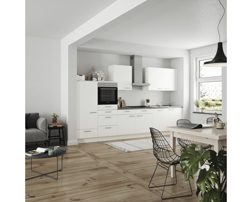 nobilia elements Küchenzeile mit Geräten Urban 360 cm alpinweiss matt vormontiert Variante links 4004539037717 nobilia elements Küchenzeile mit Geräten Urban 360 cm alpinweiss matt vormontiert Variante links 4004539037717