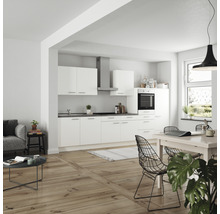nobilia elements Küchenzeile ohne Geräte Urban 360 cm alpinweiss matt vormontiert Variante rechts 4004539037663