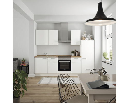 nobilia elements Küchenzeile ohne Geräte Urban 270 cm alpinweiss matt vormontiert Variante rechts 4004539052475 nobilia elements Küchenzeile ohne Geräte Urban 270 cm alpinweiss matt vormontiert Variante rechts 4004539052475