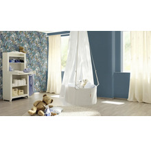 Papier peint intissé 688016 Tropical House uni bleu