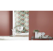 Papier peint intissé 688061 Tropical House uni rouge