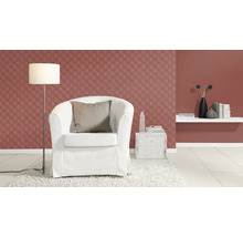 Papier peint intissé 688061 Tropical House uni rouge