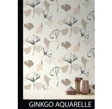 Papier peint avec motif Ginkgo Aquarelle