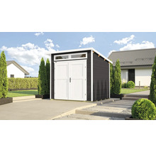 Gartenhaus weka 264 Gr. 2 inkl. Oberlicht, Fußboden 287 x 330 cm anthrazit