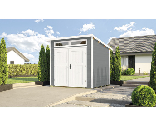 Gartenhaus weka 264 Gr. 2 inkl. Oberlicht, Fußboden 287 x 330 cm hellgrau Gartenhaus weka 264 Gr. 2 inkl. Oberlicht, Fußboden 287 x 330 cm hellgrau