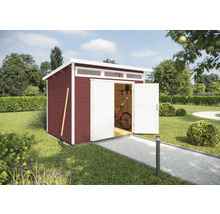Gartenhaus weka 264 Gr. 4 inkl. Oberlicht, Fußboden 354 x 322 cm schwedischrot