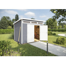 Gartenhaus weka 264 Gr. 4 inkl. Oberlicht, Fußboden 354 x 322 cm hellgrau