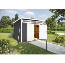 Gartenhaus weka 264 Gr. 4 inkl. Oberlicht, Fußboden 354 x 322 cm anthrazit