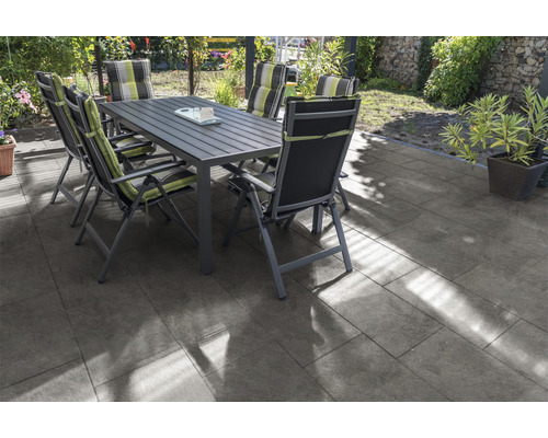Beton Terrassenplatte iStone Style basaltgrau 60 cm x 40 cm x 4 cm Beton Terrassenplatte iStone Style basaltgrau 60 cm x 40 cm x 4 cm