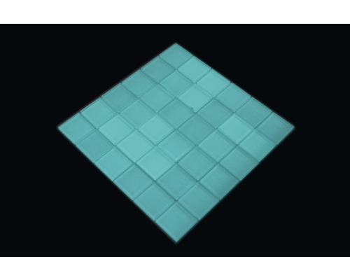 Carreau de mosaïque de verre carré, adapté aux applications murales et au sol.