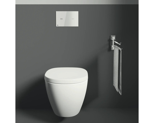 Porte serviette mural double Chromé 45,5 cm E2200AA Ideal Standard