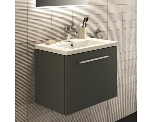 Waschtischunterschrank mit Waschbecken im Badezimmer