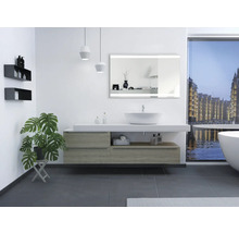 Miroir LED Silver Boulevard IP 24 (protégé contre les projections d’eau) 60x100 cm