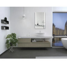 Miroir LED Silver Boulevard IP 24 (protégé contre les projections d’eau) 60x100 cm