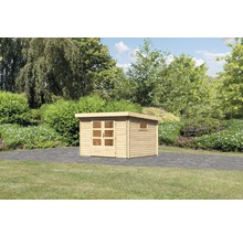 Gartenhaus Karibu Tossens 3 317 x 333 cm natur