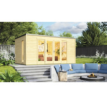 Gartenhaus weka P 2 inkl. Fußboden 450 x 302,5 cm natur