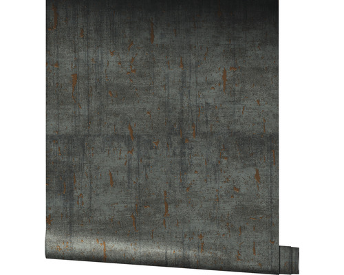 Rouleau de papier peint aspect métal industriel