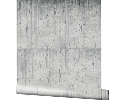 Rouleau de papier peint aspect béton