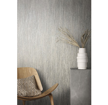 Papier peint intissé 85756 Natural Opulence by Felix Diener uni rayures gris argent-thumb-3