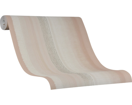 Rouleau de papier peint avec rayures et motif