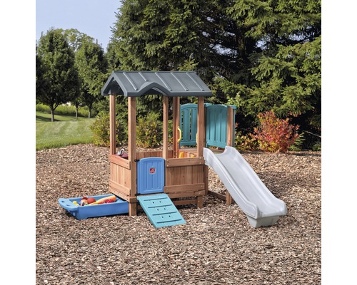 Spielhaus Step2 Woodland Adventure Holz natur HORNBACH Luxemburg