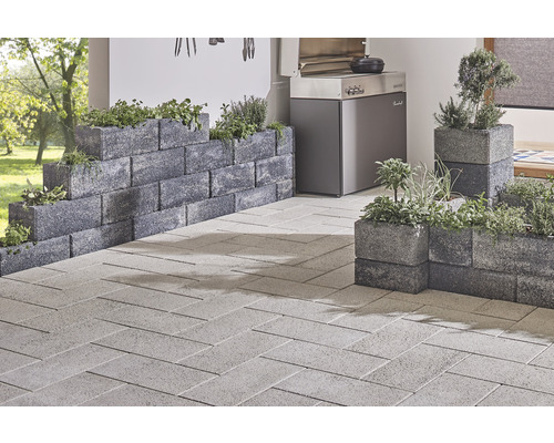 Beton Terrassenplatte Crescendo Trend kristall-granit 50 x 25 x 5 cm