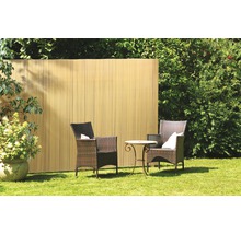 Sichtschutzmatte videx Rügen PVC 300 x 140 cm bambus