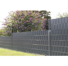 Bandes occultantes PVC 19 x 3500 cm anthracite