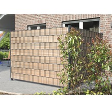 Sichtschutzstreifen videx Vint 9,5 x 250 cm hell-braun gestreift