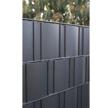 Bandes occultantes PVC 19 x 3500 cm anthracite