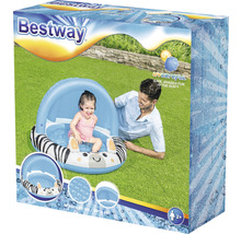 Bestway Planschbecken Zebra mit Sonnenschutz für Kinder