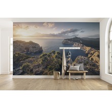 Raum mit Fototapete mit Küstenlandschaft