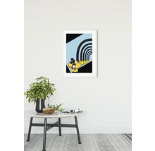 Impression d''art encadrée avec motif Mickey Mouse au mur