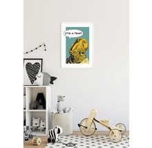 Poster Star Wars encadré avec l''amiral Ackbar et la citation ''It''s a Trap !''