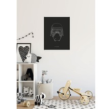 Chambre d''enfant décorative avec image murale Star Wars et jouets