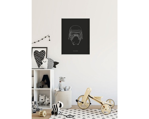 Chambre d''enfant décorative avec image murale Star Wars et jouets