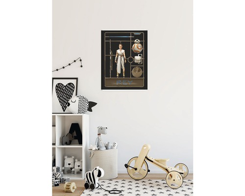 Affiche avec motif Star Wars dans une chambre d''enfant