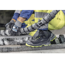 S3 Sicherheitsstiefel Uvex schwarz/lime Gr. 44, W11