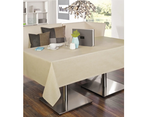 Tischdecke Oslo beige 130x160 cm