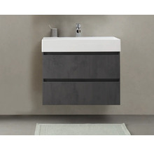 Modernes Badezimmer mit Waschbeckenunterschrank und zwei Schubladen