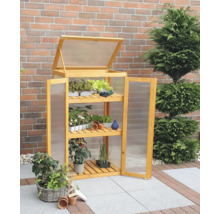 Mini serre, armoire à plantes promadino 70 x 50 x 120 cm naturel-thumb-4