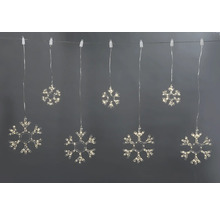 Schneeflocken Lichterkette zur Dekoration