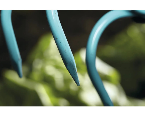 Gros plan sur une griffe de jardin