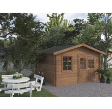 Abri de jardin Palmako Valentine 11 m² 416 x 370 cm marron